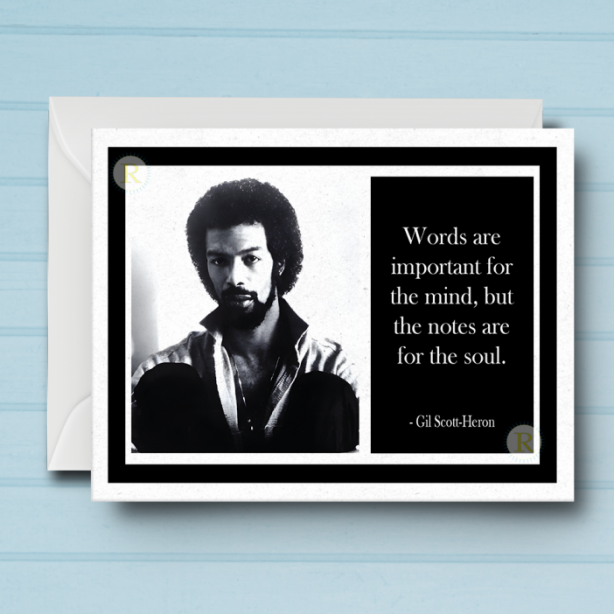 Gil Scott-Heron B Card